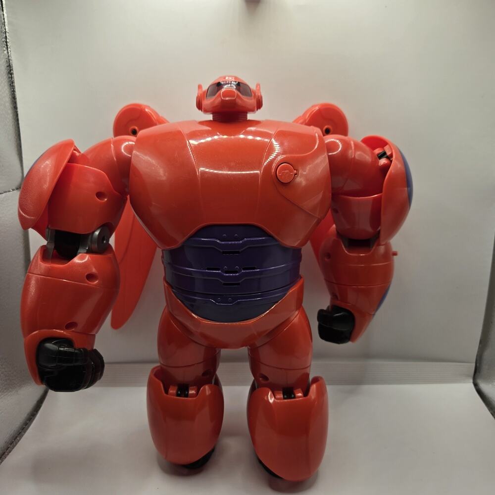 Disney Big Hero 6 2014 12” Armored Baymax Figure Bandai Working-New Batts Y8